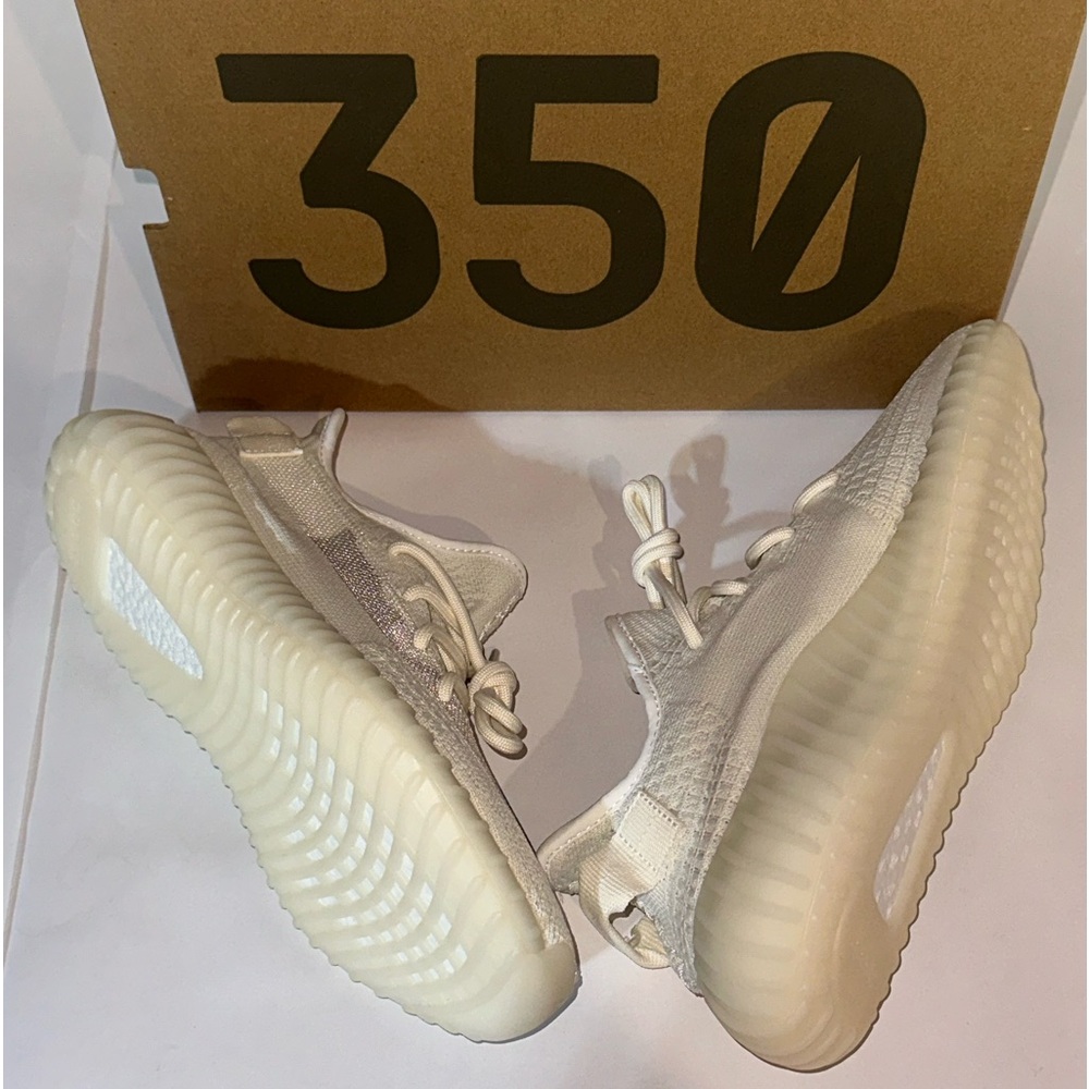 Adidas Yeezy Boost 350 V2 Bone / Pure White New Mens Sneakers Size 10.5